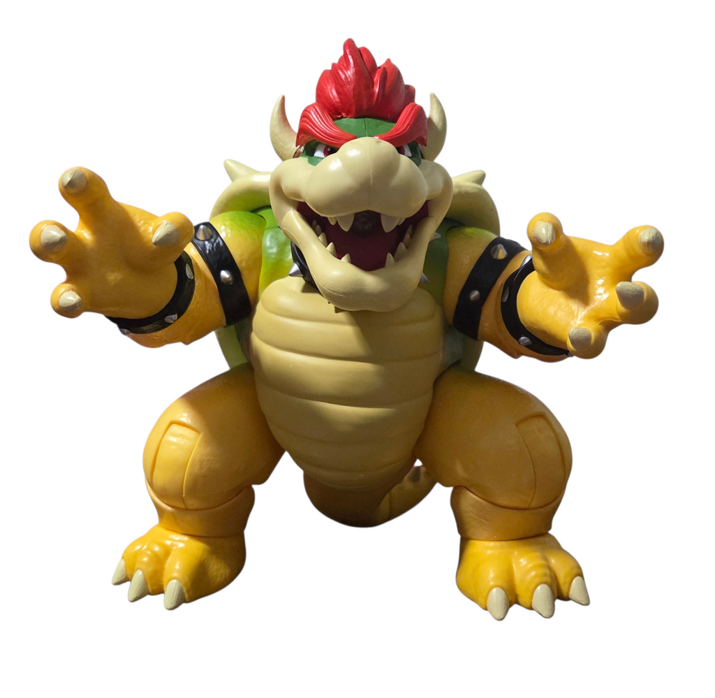 Jakks Nintendo Super Mario Bros. Movie Bowser Figure with Fire Breathing Effect