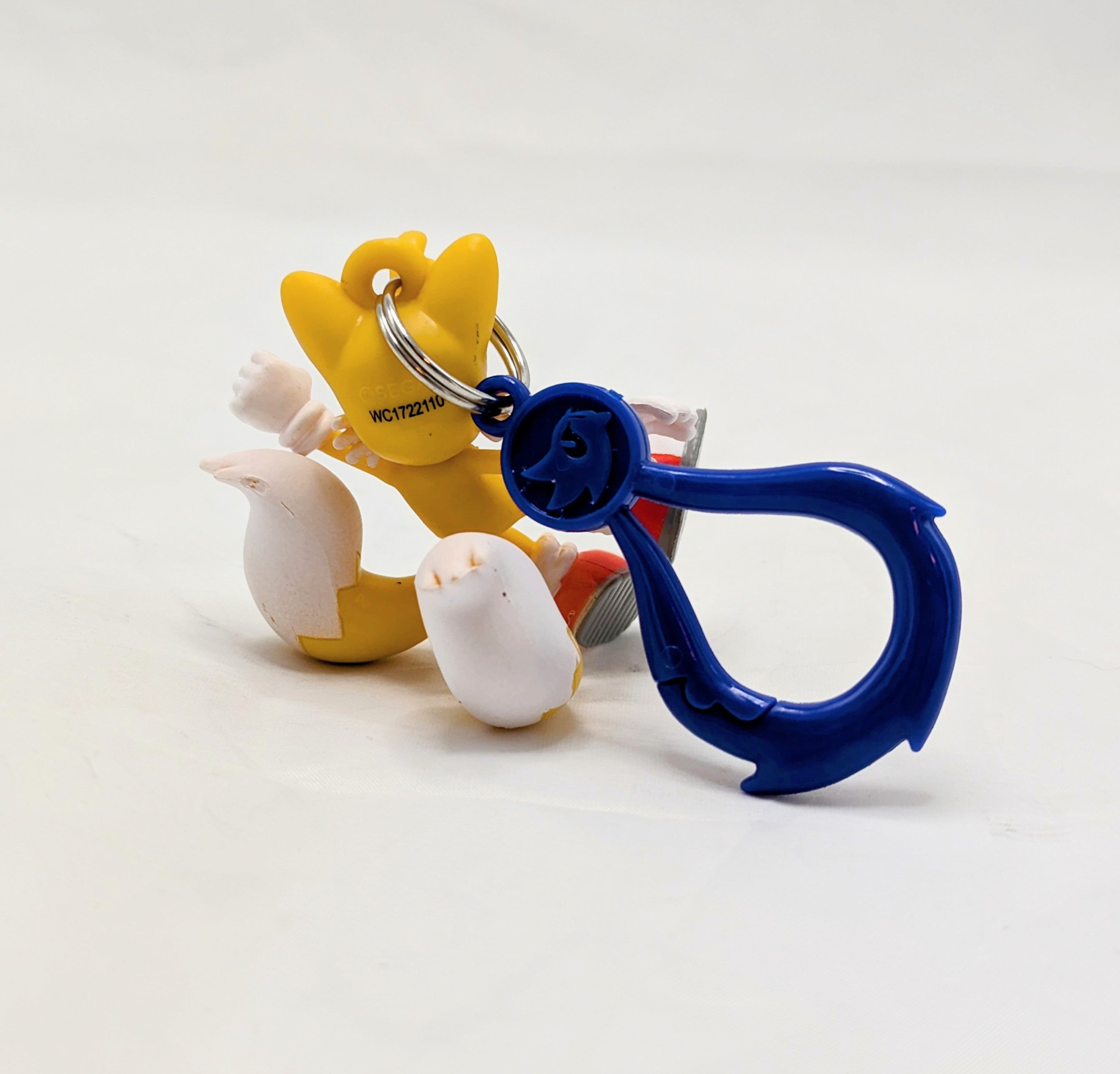 Just Toys Sonic The Hedgehog Series 2 Tails Figural Bag Clip image 2