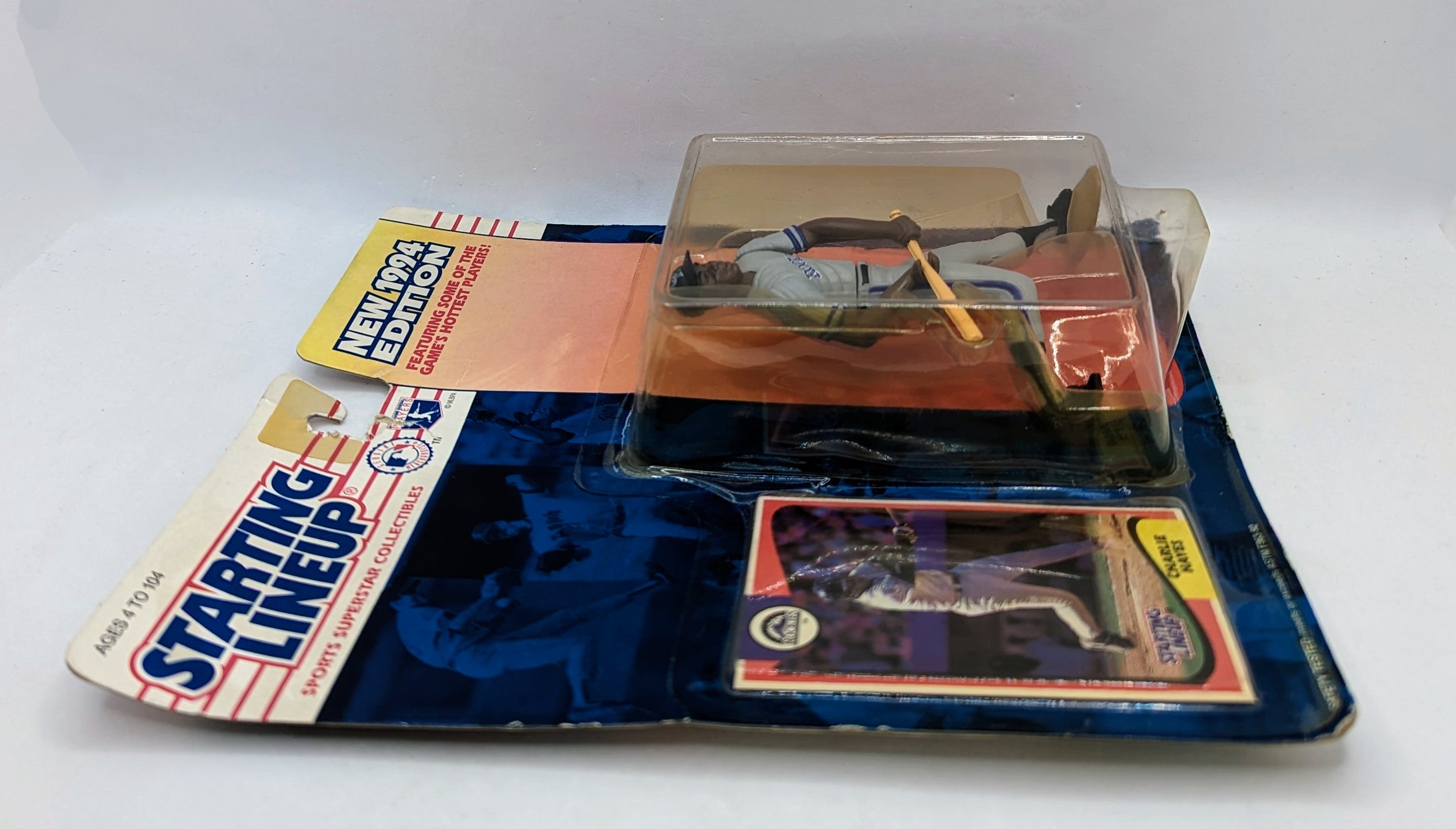 1994 Kenner Starting Lineup Charlie Hayes Colorado Rockies Figure image 3