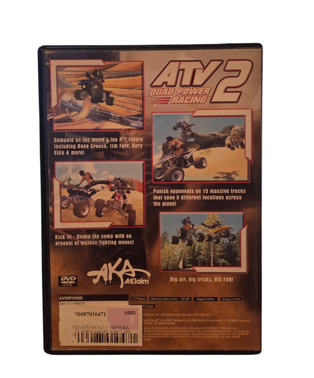 2003 Acclaim ATV: Quad Power Racing 2 Sony PlayStation 2 PS2 image 3