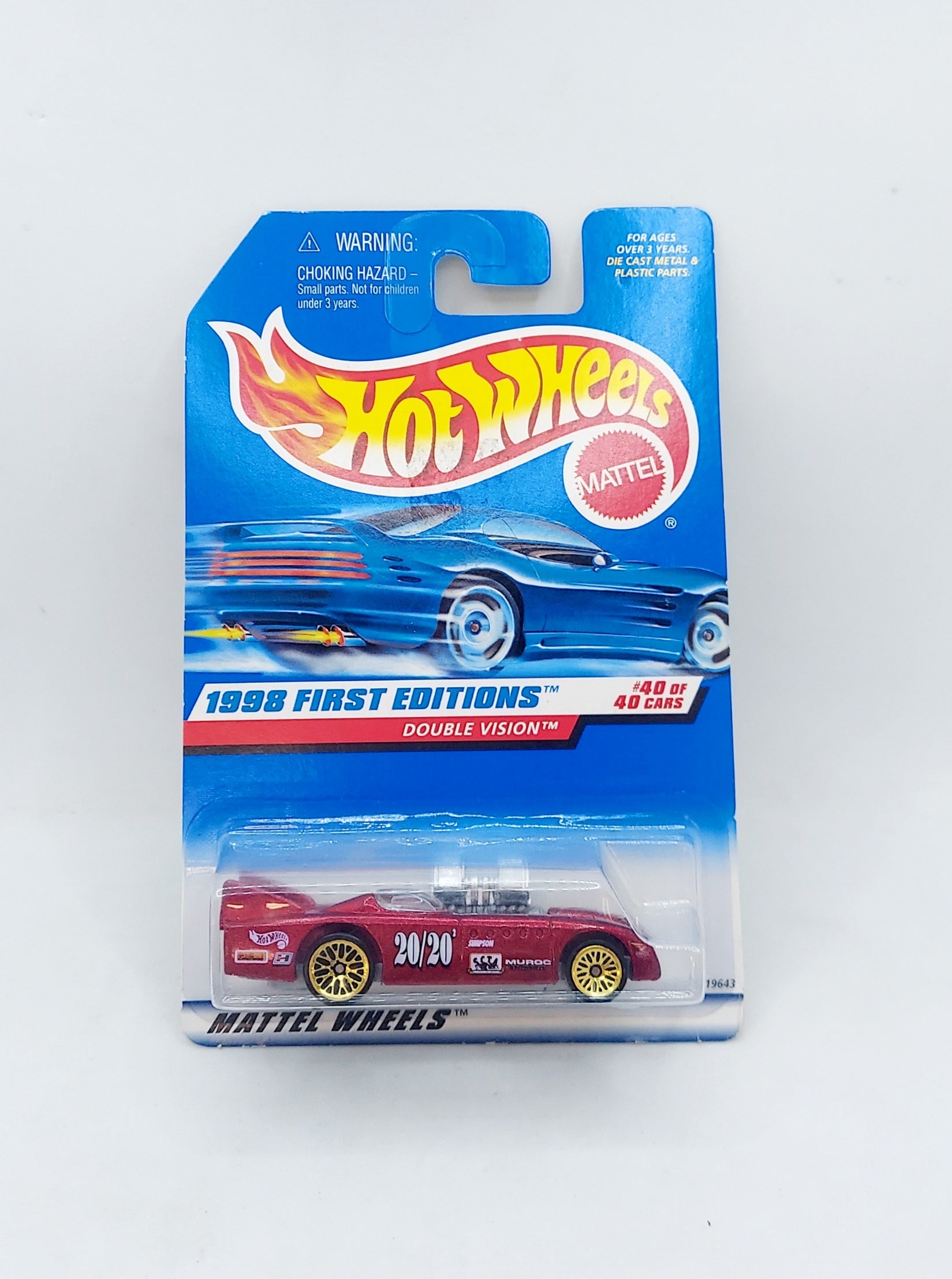1997 Hot Wheels - Double Vision (Red) 1998 First Editions #684