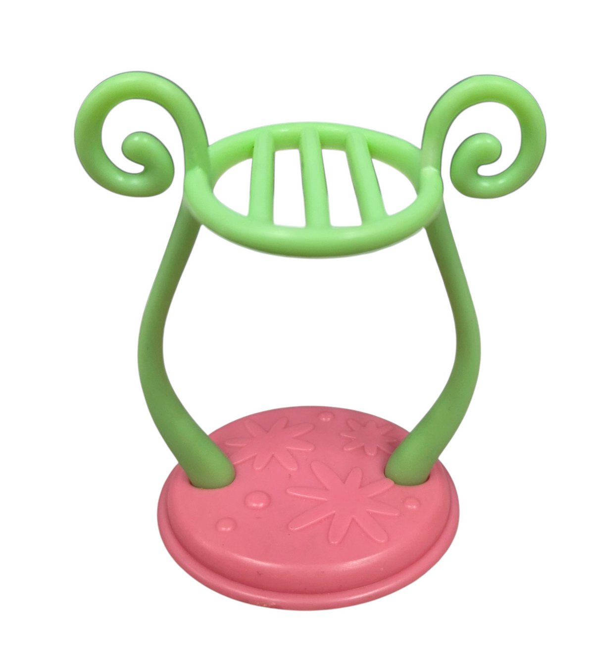 2004 Littlest Pet Shop LPS Monkey Gym #56 Climb On Home Pink/Green
