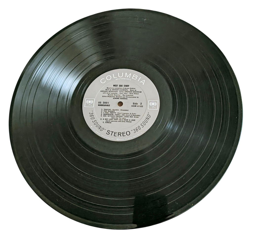 Columbia WEST SIDE STORY Original Broadway Cast OS-2001 Vinyl LP Record image 3