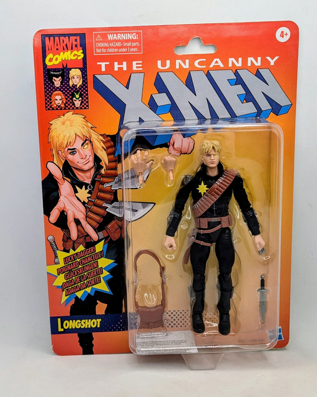 Marvel Legends Retro The Uncanny X-Men: Longshot 6" Action Figure