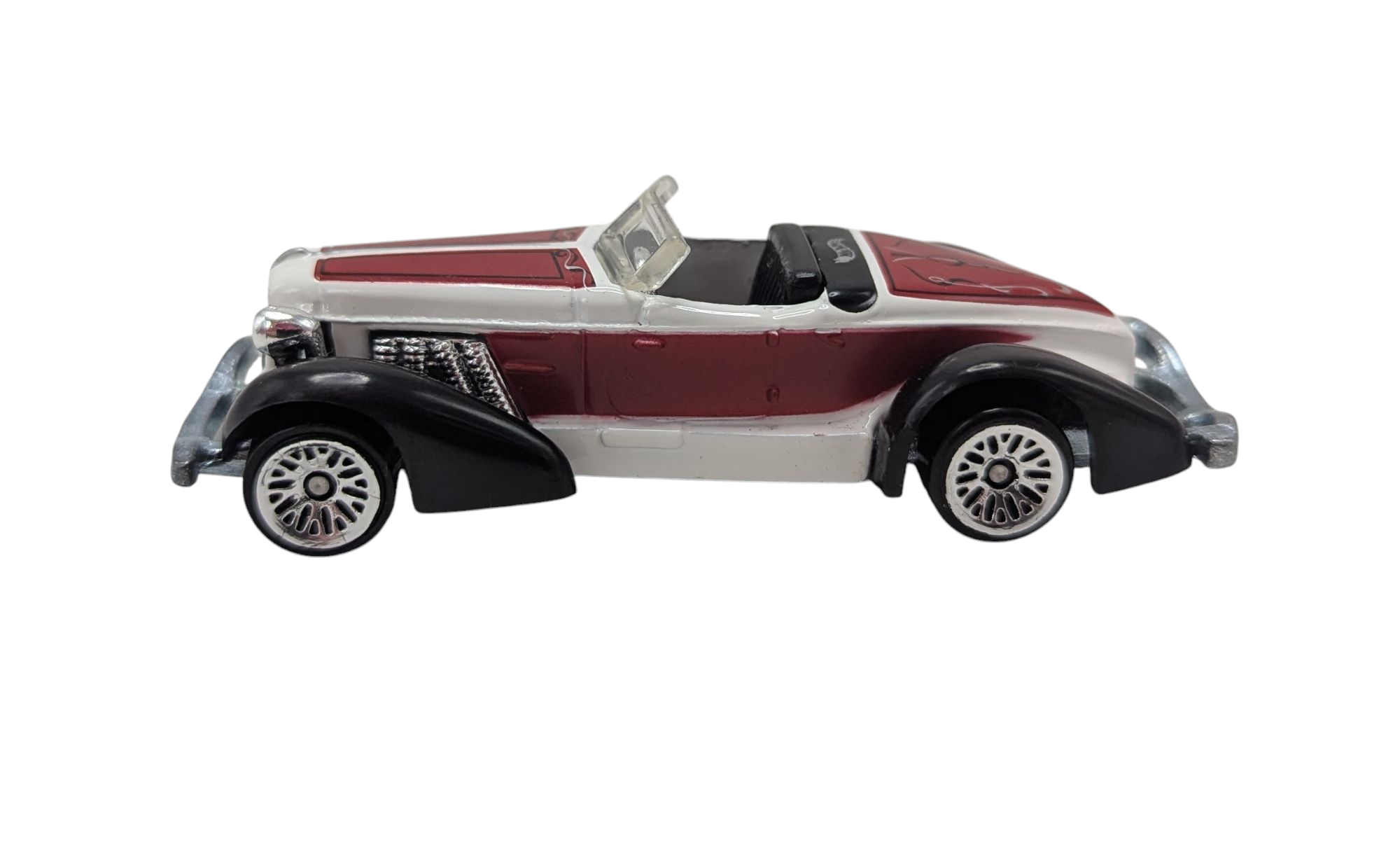 1978 Hot Wheels Auburn Roadster White & Red Diecast - Loose image 3