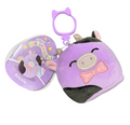 2025 Squishmallow Easter Alexie the Cow with Bowtie 4" Bag Clip Plush