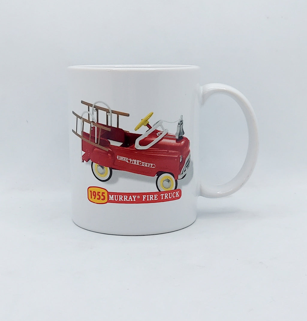 1998 Hallmark Kiddie Car Classics Mug 1955 Murray Fire Truck Coffee Cup image 2