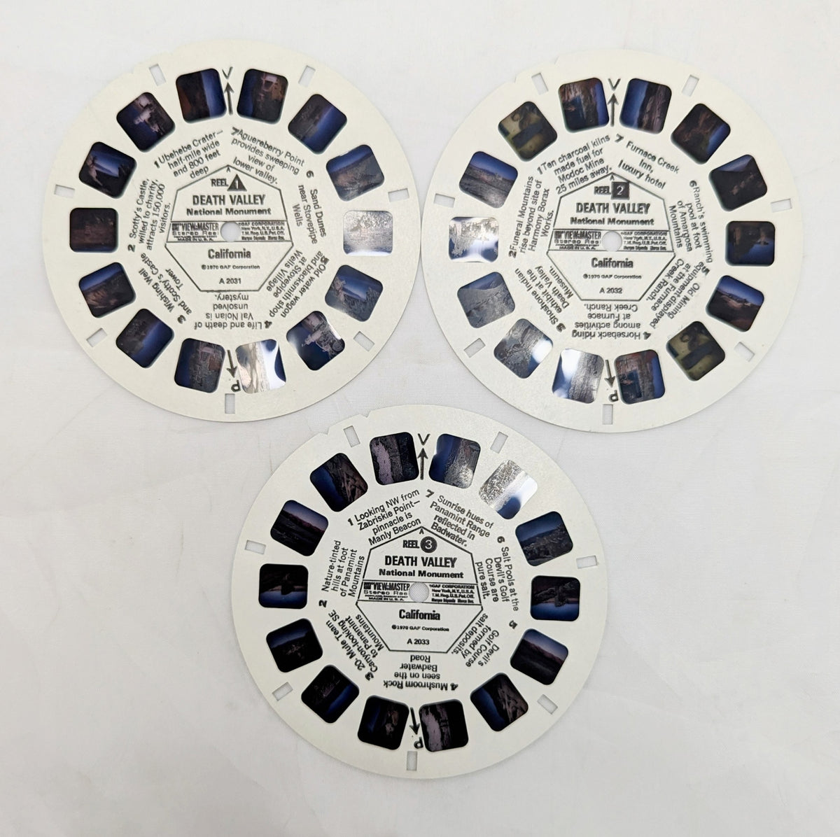 1970 GAF View-Master Death Valley National Monument California 3 Reel Pack image 4