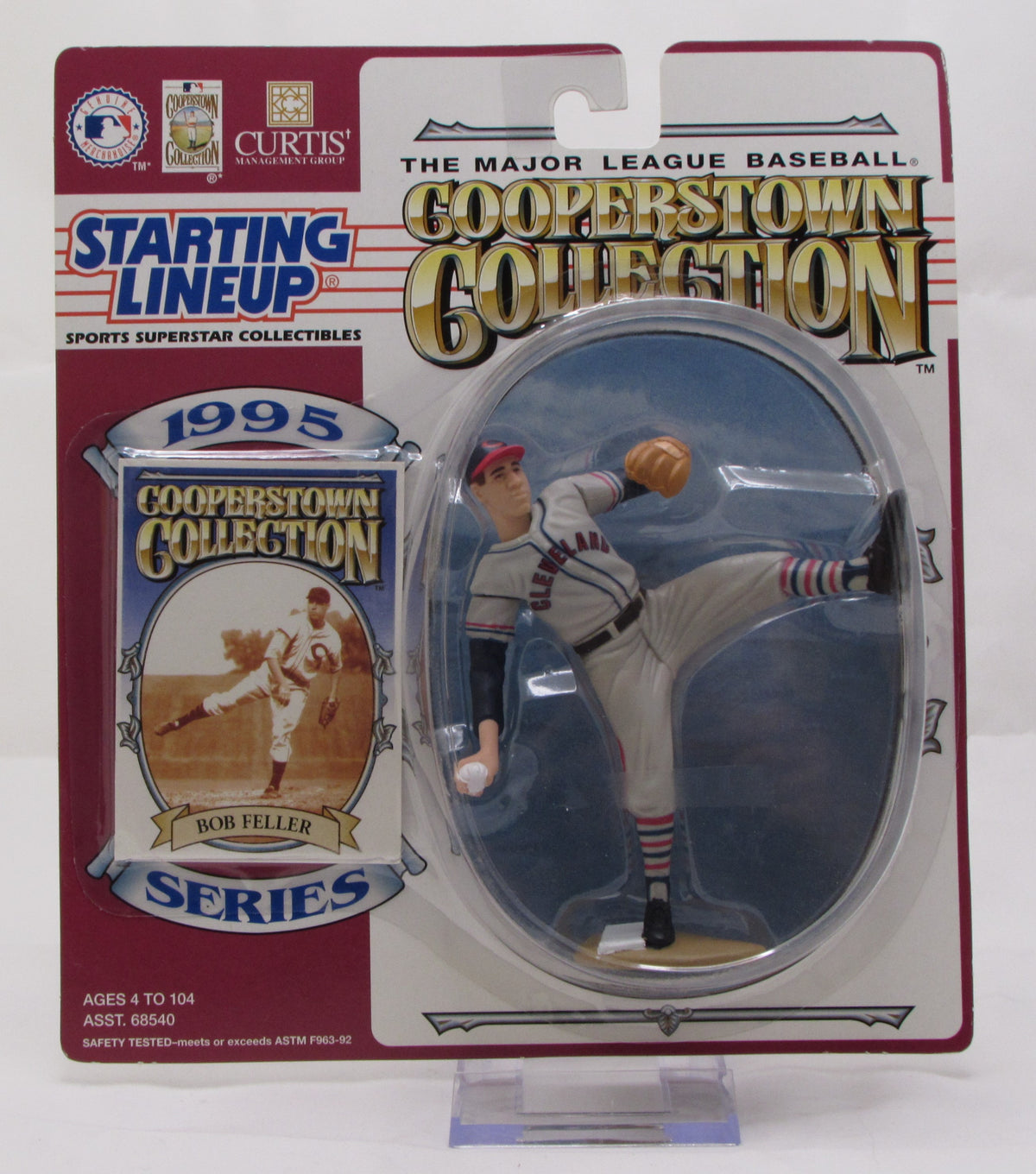 1995 Starting Lineup Bob Feller Cleveland Indians Baseball Figure