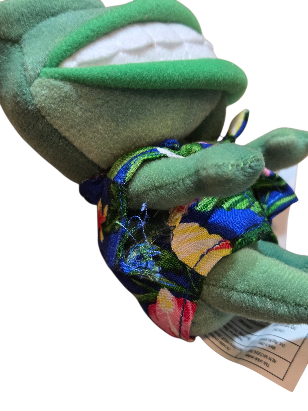 American Greetings Twisted Wild Whiskers Frog In Hawaiian T-Shirt Plush image 3
