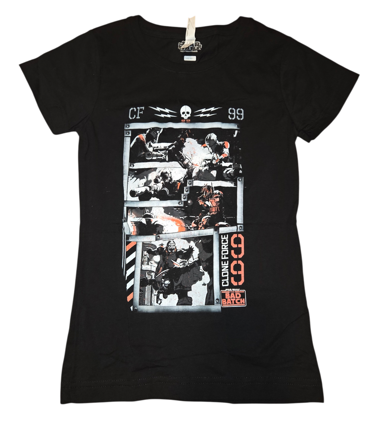 L.A.T Star Wars: The Bad Batch Clone Force 99 Action Faction Girls Large T-Shirt