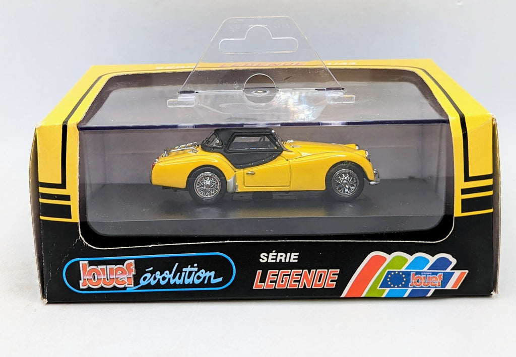 Jouef Evolution Legend Triumph TR3-A Soft Top Jaune Yellow 1/43 #1010