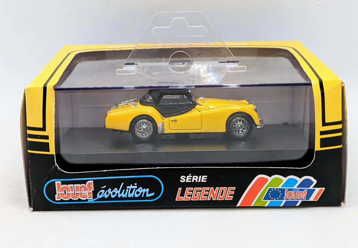 Jouef Evolution Legend Triumph TR3-A Soft Top Jaune Yellow 1/43 #1010