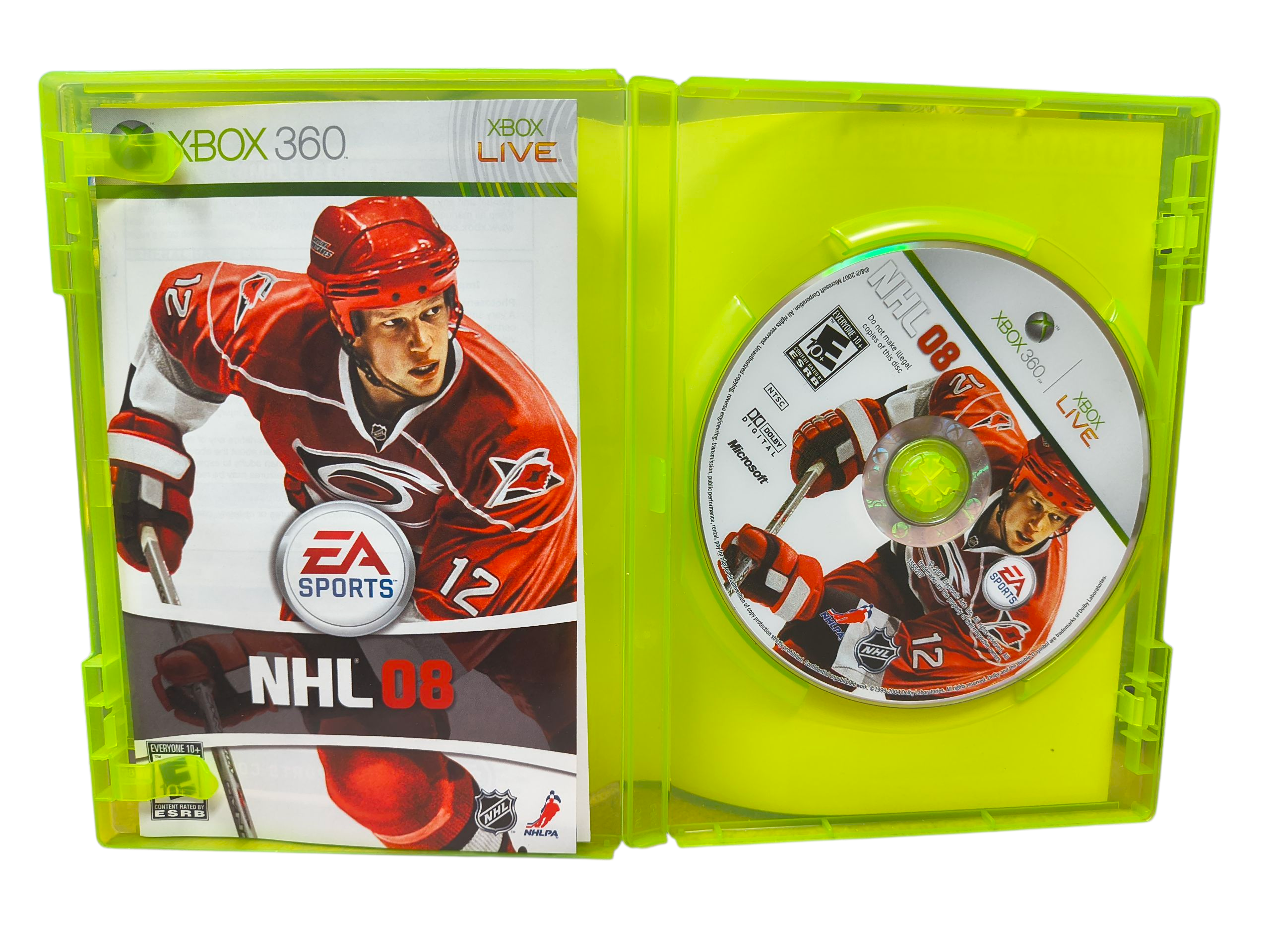 2007 EA Sports Microsoft Xbox 360 NHL 08 Complete CIB image 3