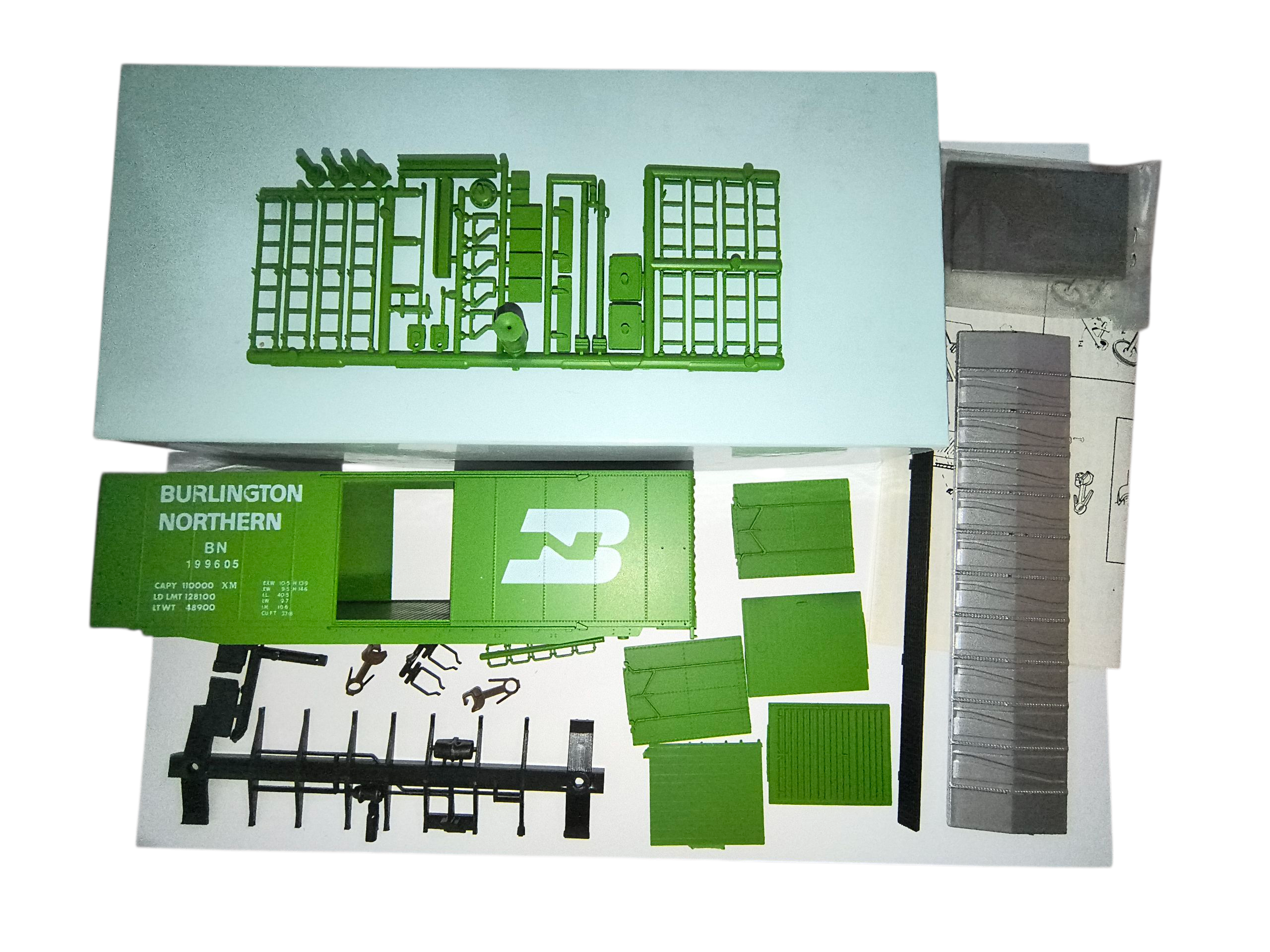 Front Range Burlington Northern ACF 40' Rivet 4073 HO Scale