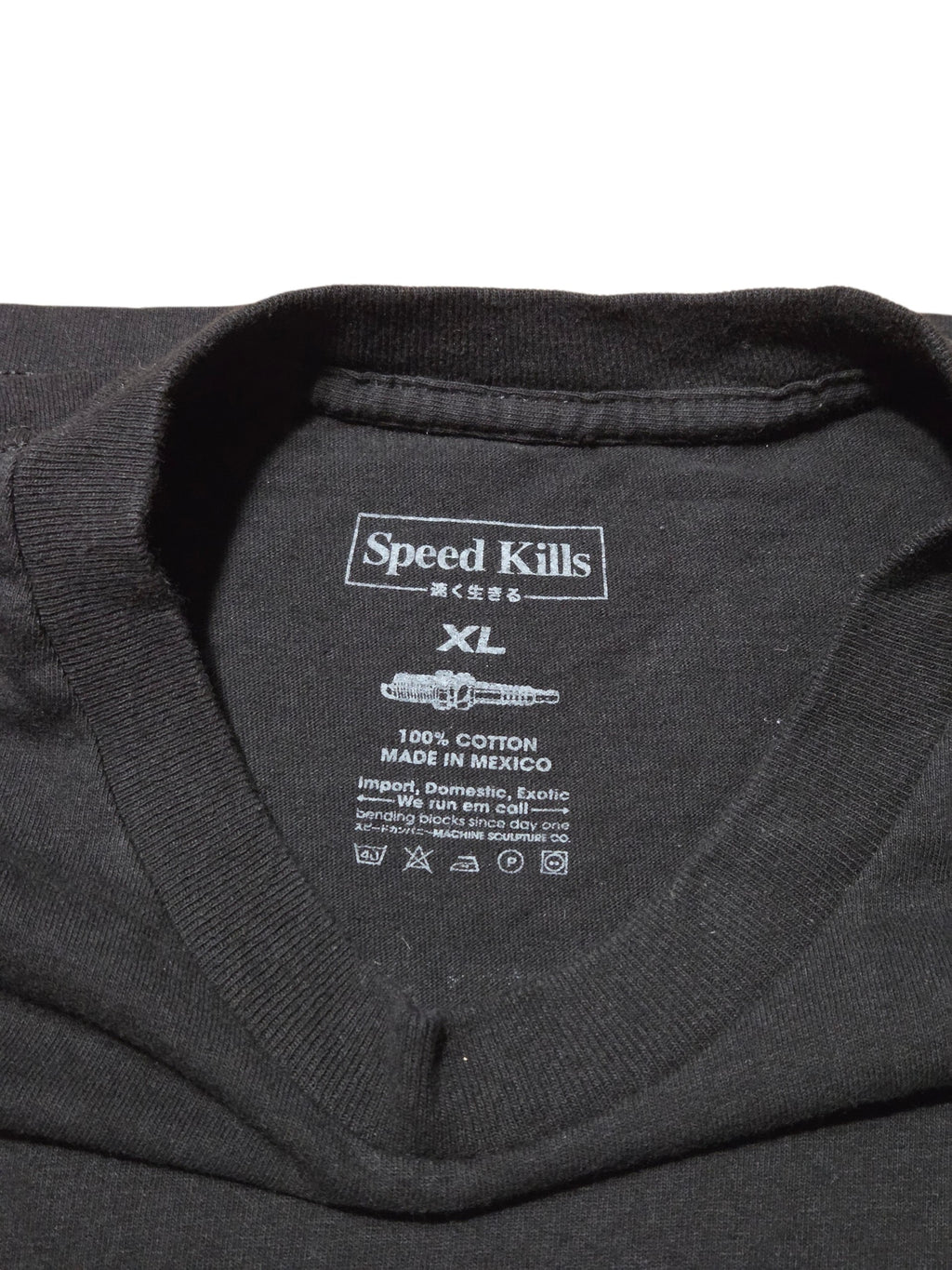 Speed Kills The Real Ones Since Day One Nissan 180SX Speed Black T-Shirt XL image 3