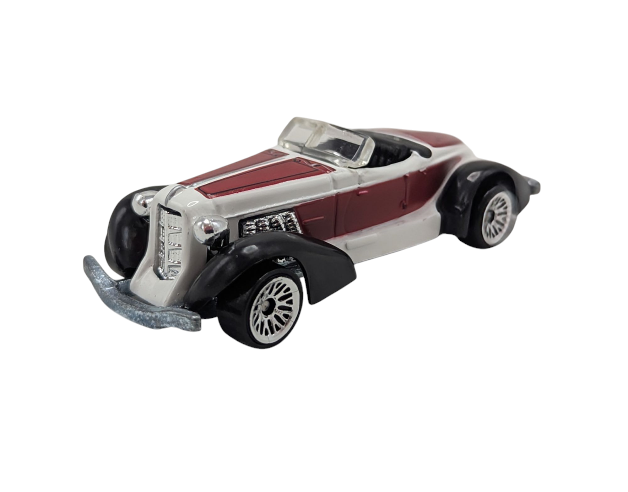 1978 Hot Wheels Auburn Roadster White & Red Diecast - Loose image 2