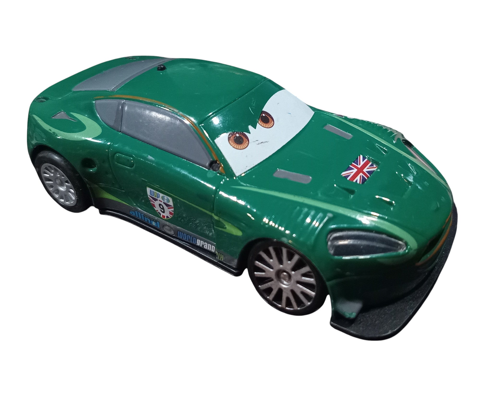 Disney Pixar Cars Nigel Gearsley Pullback Diecast From London Raceway Launcher image 2