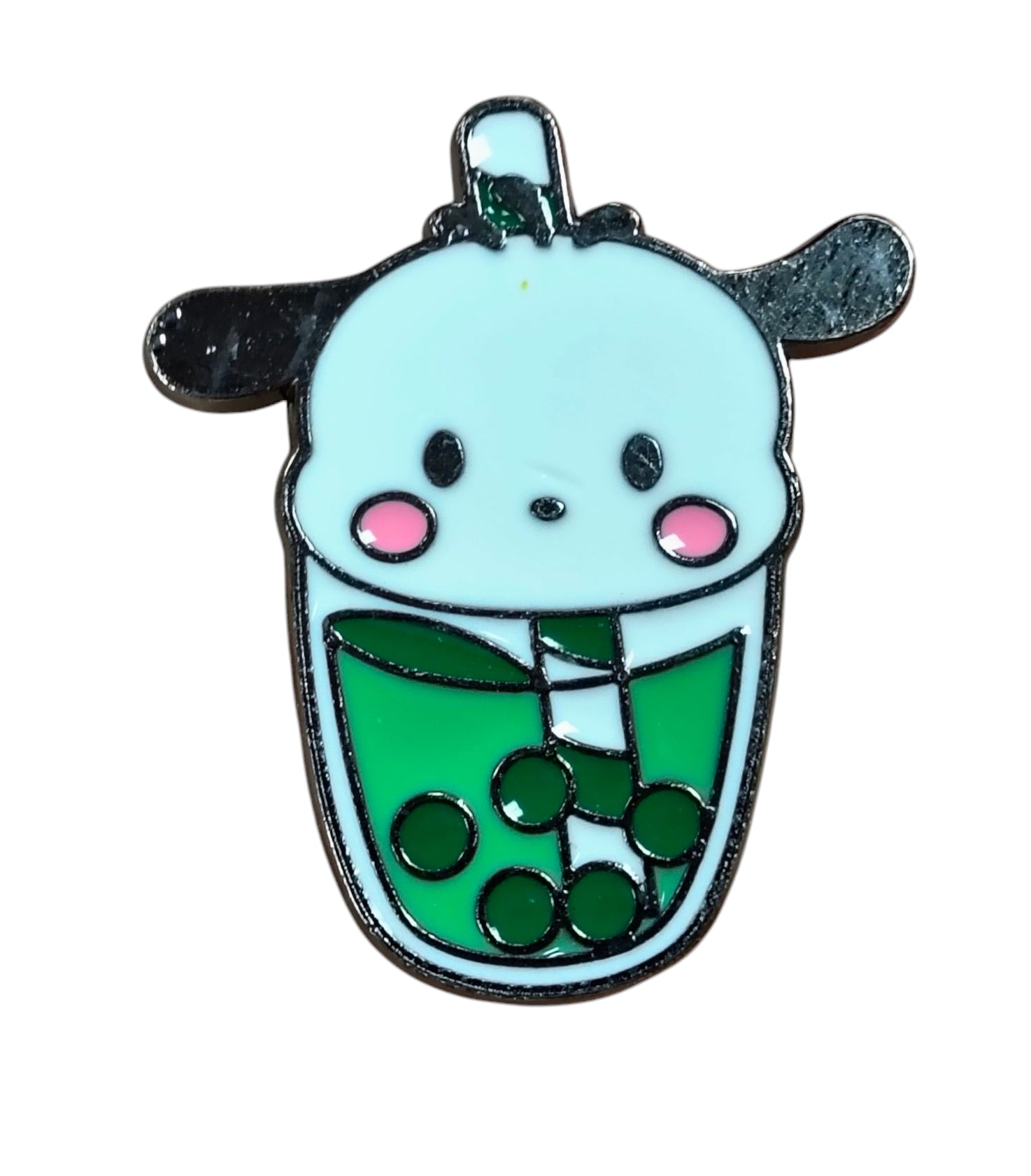 Sanrio Hello Kitty - Pochacco Boba Tea Character Enamel Pin