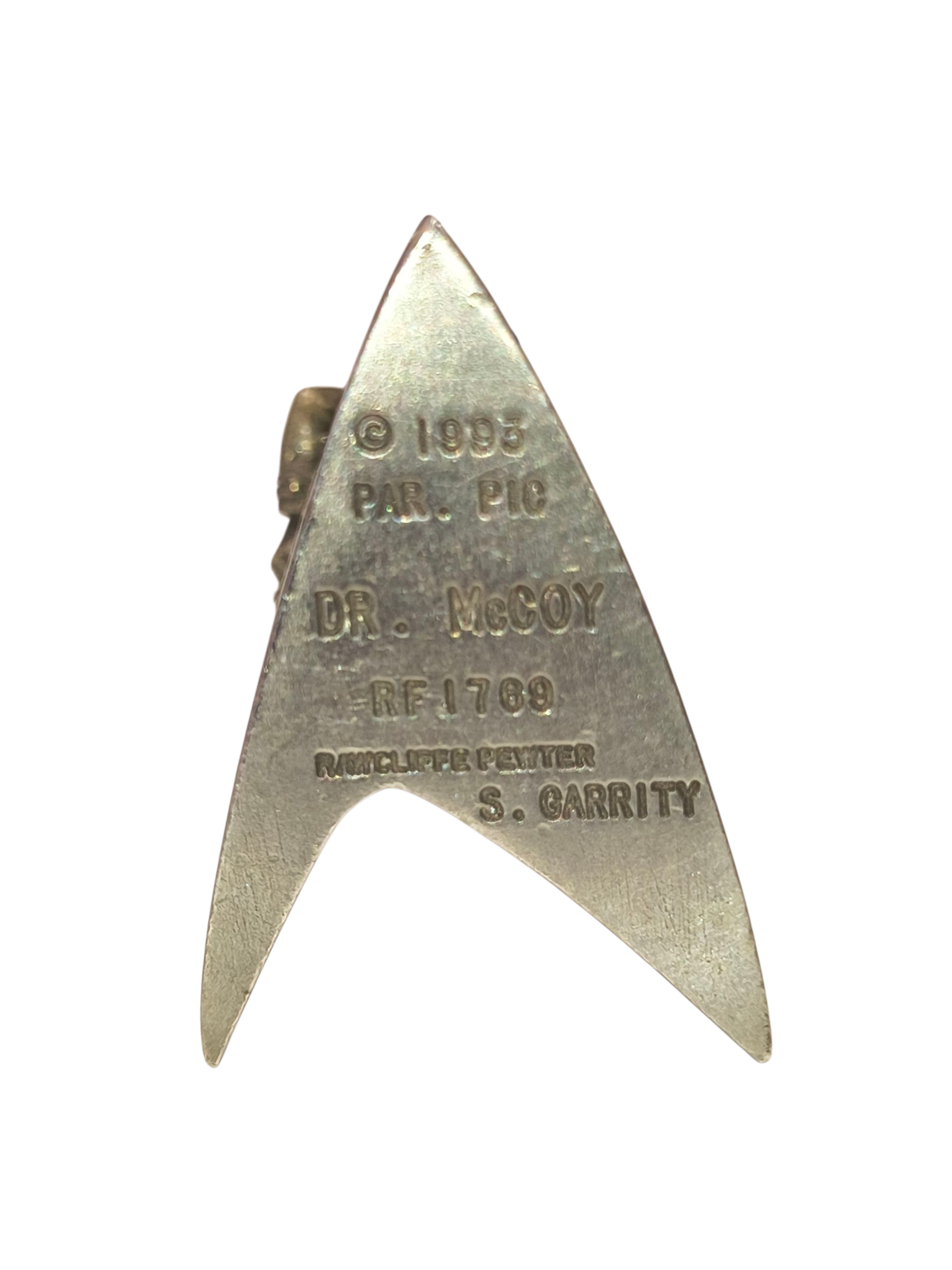 1993 Rawcliffe Fine Pewter Star Trek TOS Dr. McCoy RF1769 Figurine image 3