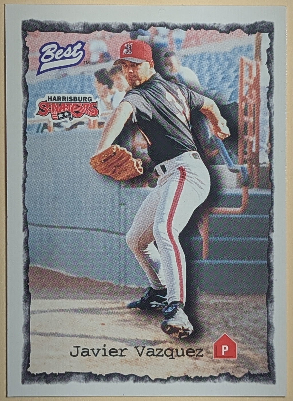 1997 Best Javier Vazquez #78 Harrisburg Senators Rookie RC