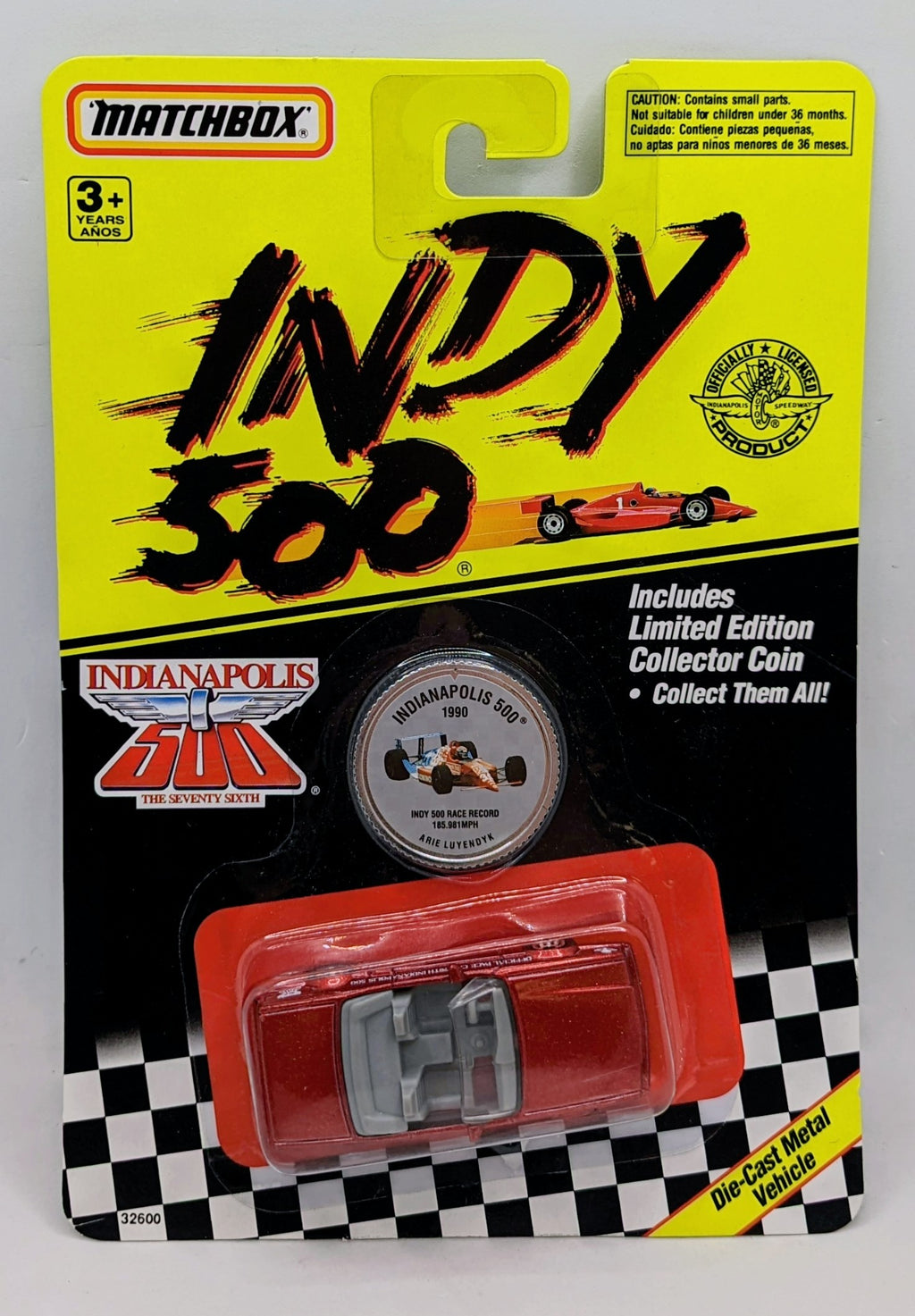 1991 Matchbox Superfast Indy 500 Pace Car Arie Luyendyk