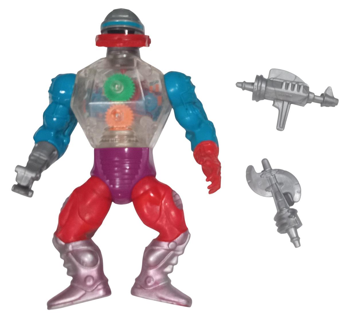 1984 MOTU Masters of The Universe Roboto Robot Figure - Complete