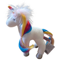 Douglas Cuddle Toys White Rainbow Unicorn Stuffed Animal Cute Colorful Plush