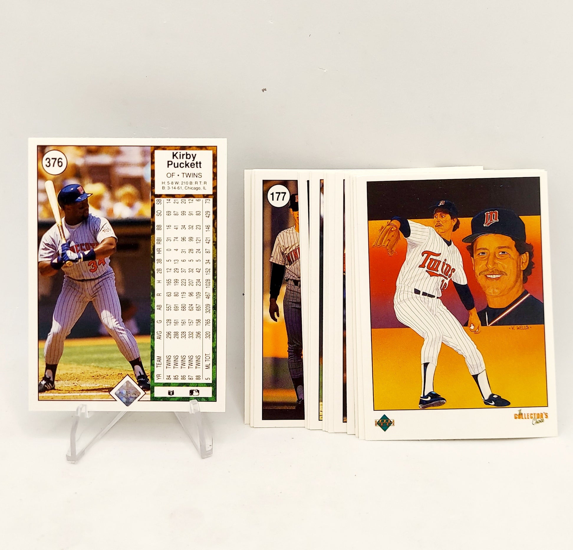 1989 Upper Deck Baseball Minnesota Twins Complete 29 Card Team Set image 2