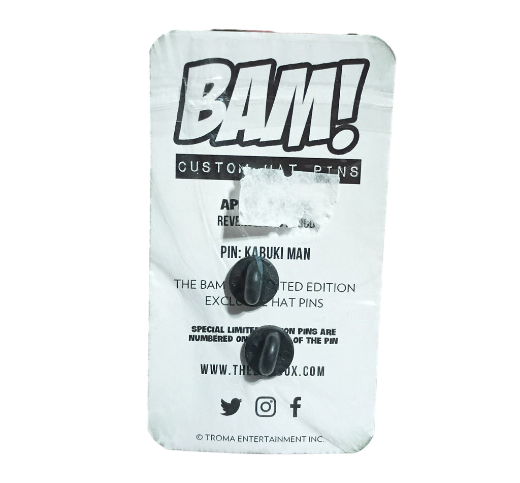 BAM! Box Sgt. Kabukiman N.Y.P.D. Enamel Kabukiman Revenge Bad Blood Pin - DT image 2