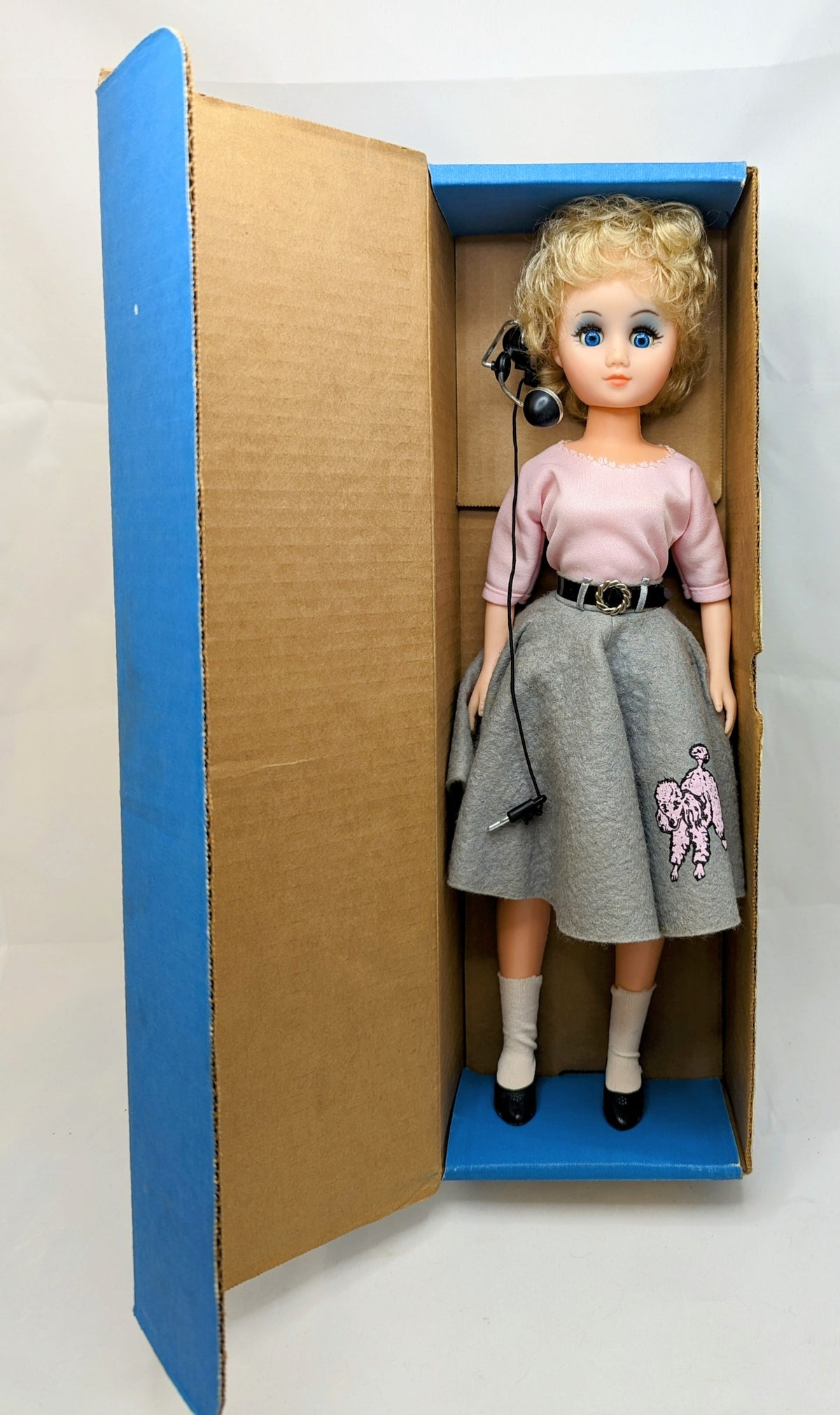 1984 A&H 1950's Operator Doll Telephone People Blonde With Box