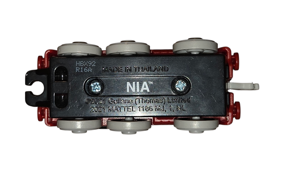 2021 Fisher Price Gullane Thomas & Friends Nia #18 Push Along Engine image 6