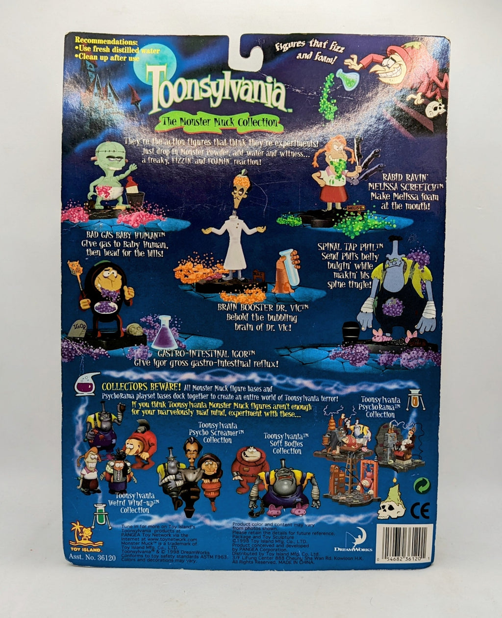 1998 Toonsylvania Monsters , Muck & Mayhem Gastro-Intestinal Igor Action Figure image 2