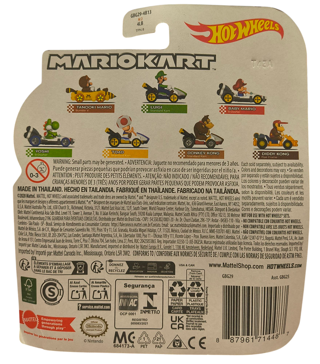 2020 Mattel Hot Wheels MarioKart Yoshi B-Dasher 1:64 Diecast image 2