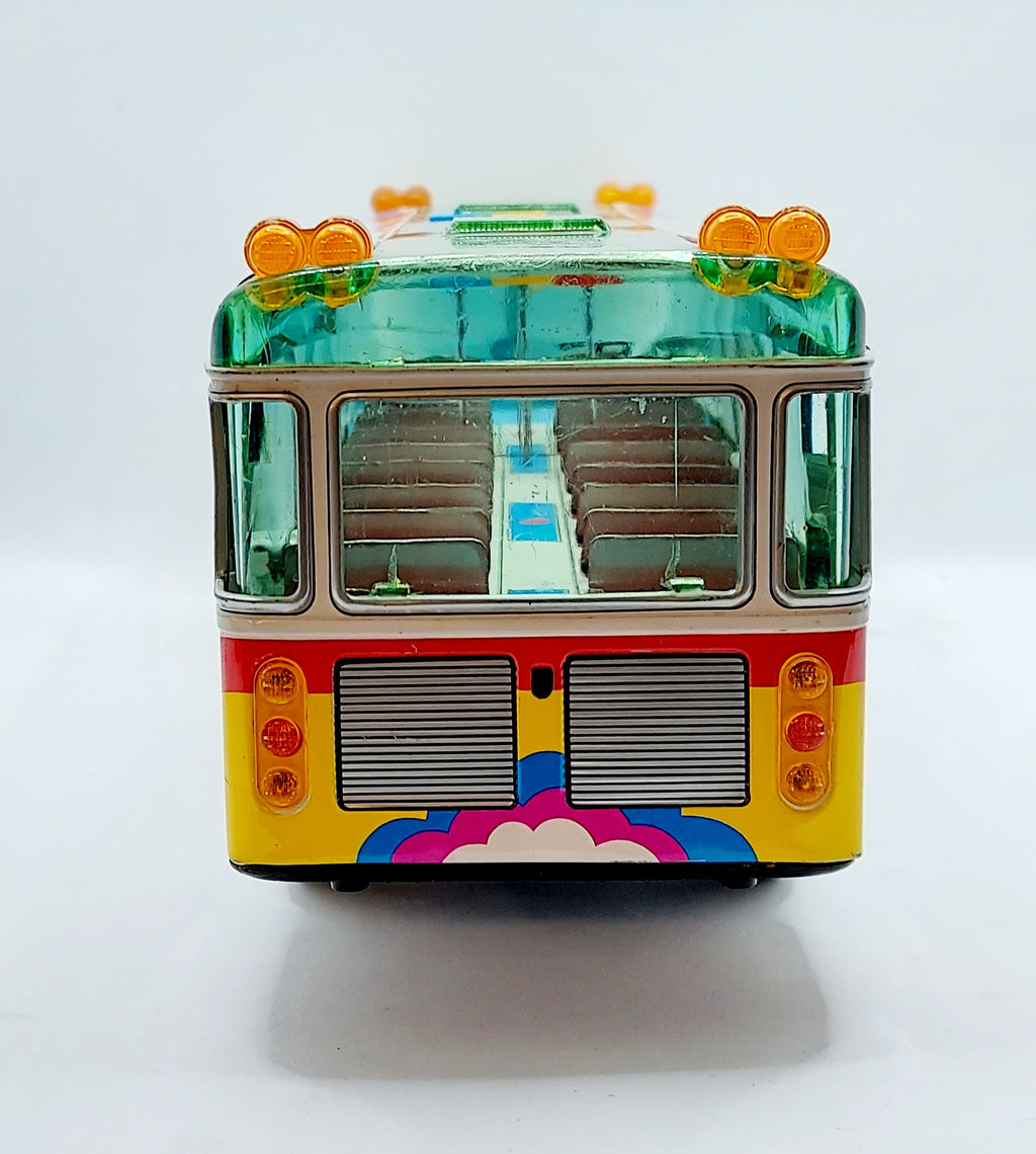 Vintage Alps Toy Japan Daiya Toy Tin Melody Bus image 4