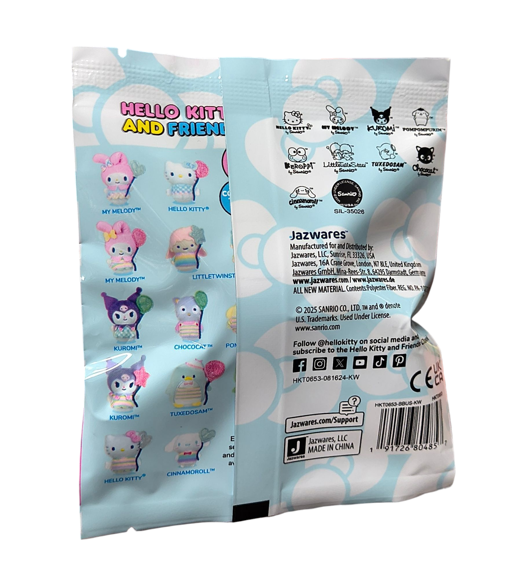 Hello Kitty & Friends Rainbow Pastel Series 2 Blind Bag Plush image 2