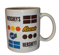 Galerie Hersheys Brands Milk Chocolate, Reeses, York, Cookies & Cream Mug