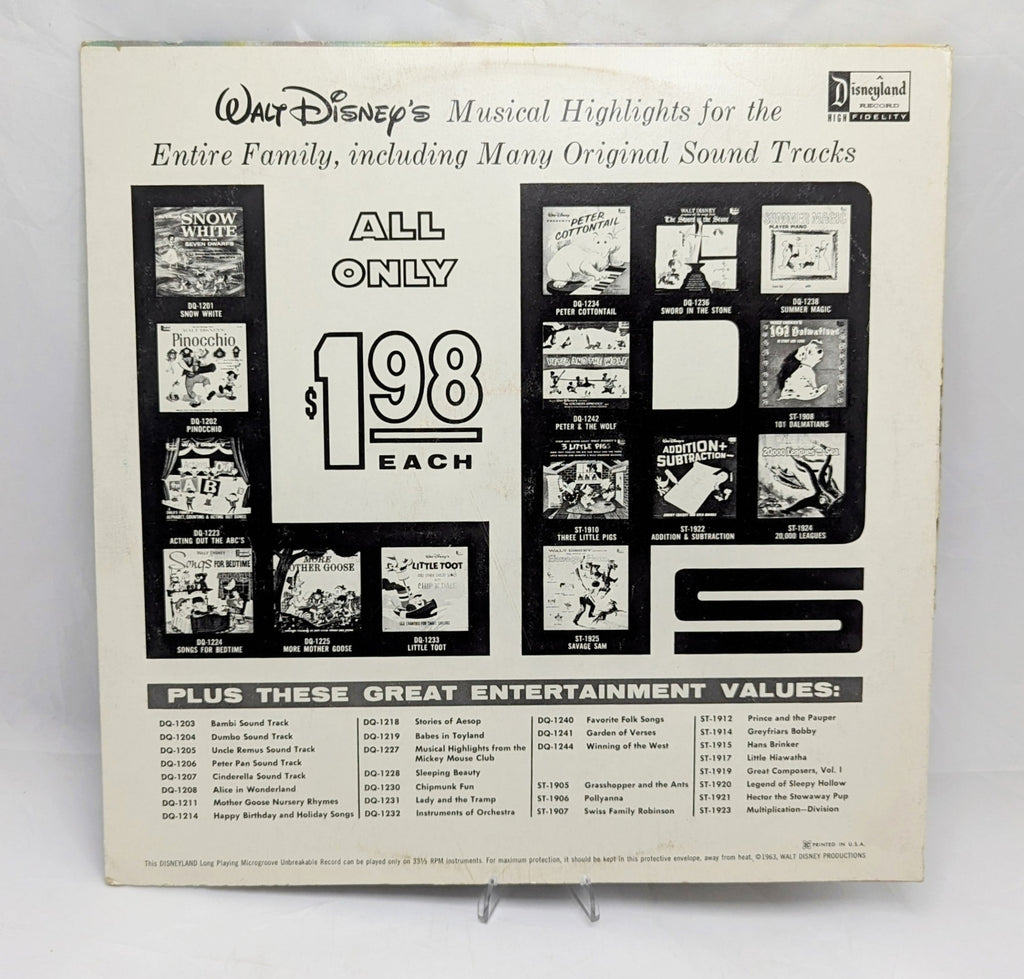 1961 Walt Disney The Story Of Hans Brinker And The Silver Skates Vinyl Record image 2