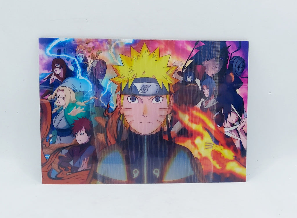 Culturefly Naruto Shippuden Lenticular Art Print 8" x 5.5"