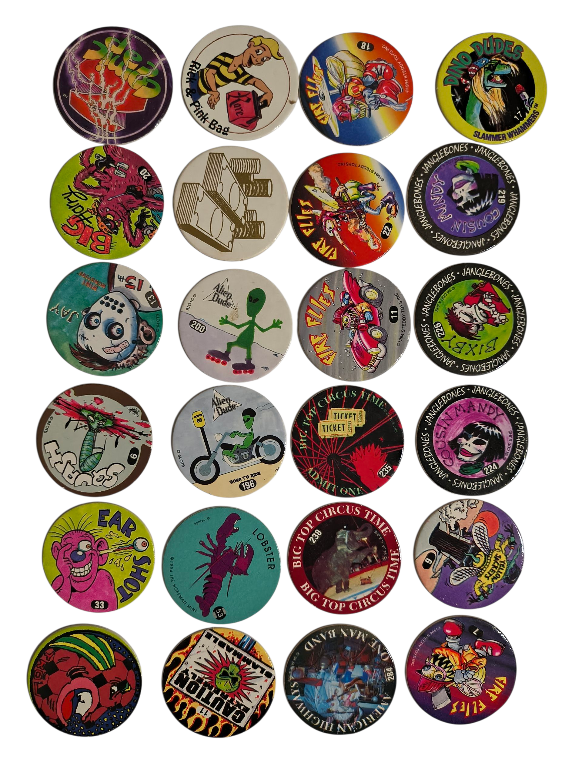 167 Random POG Milk Caps + 2 Metal Slammers - Exotics, Ink Drops, Wild Things + image 5