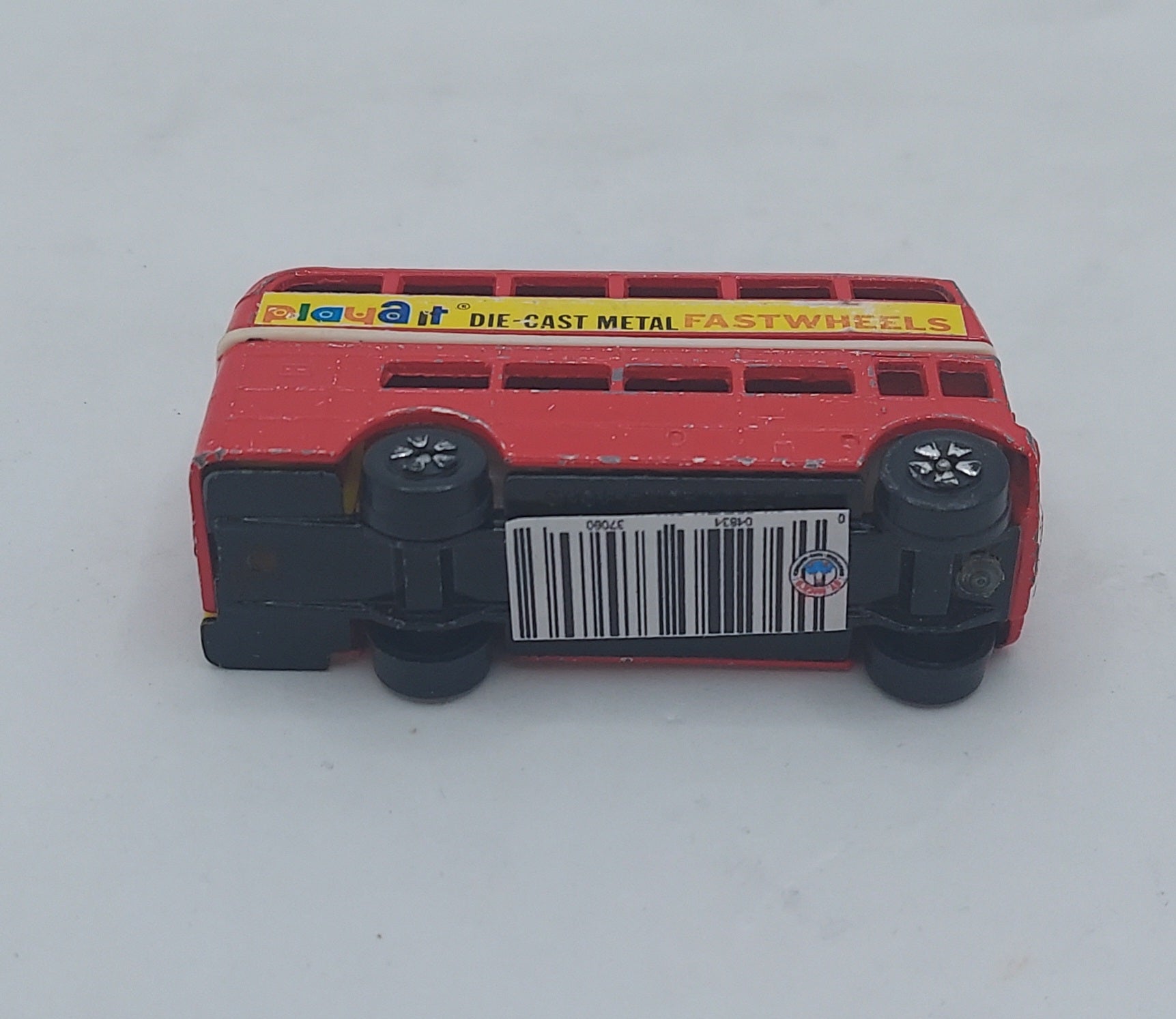 1980 Playart Peelers 7101 Double Decker Bus Red Hong Kong image 5