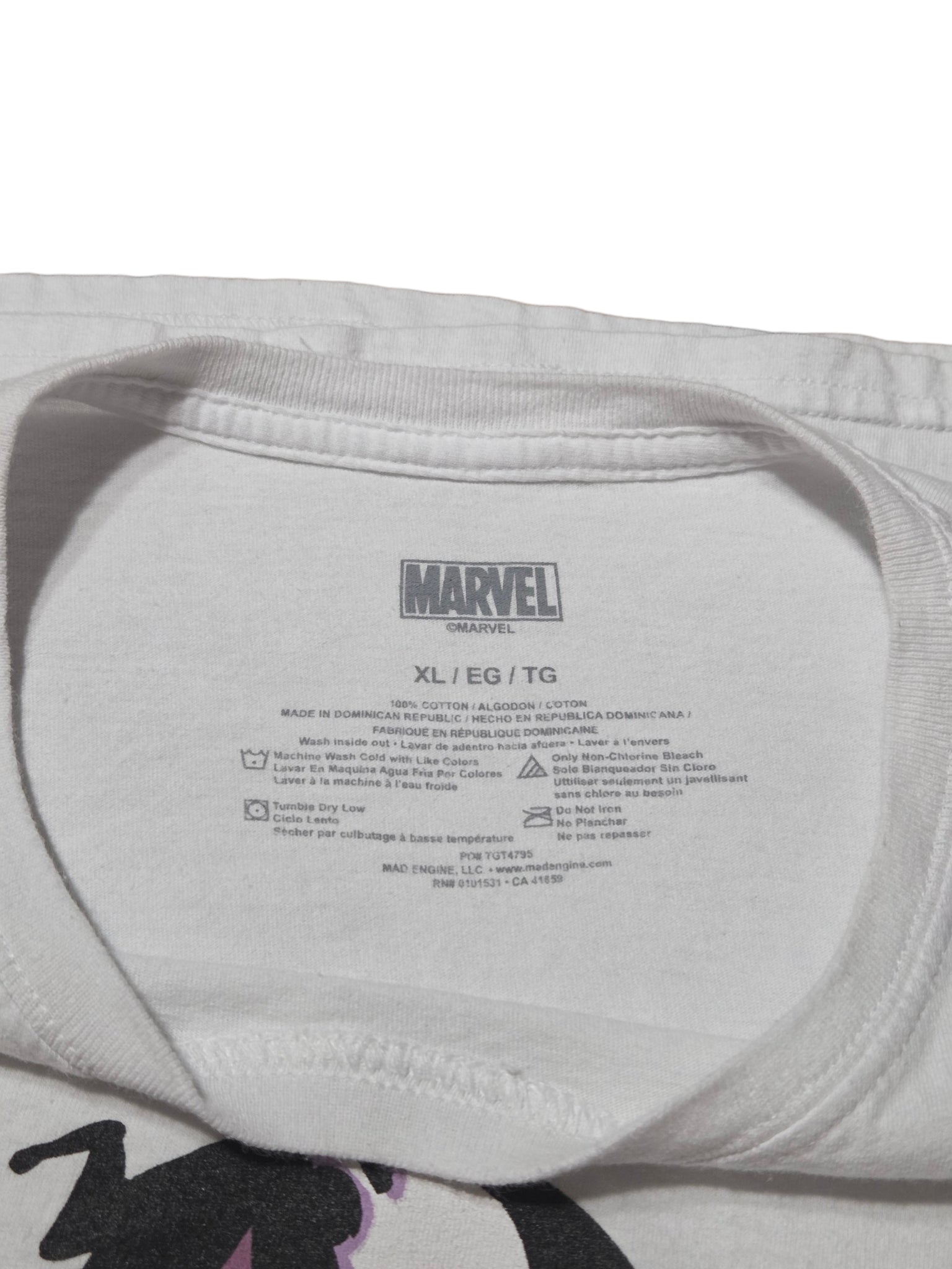 Marvel Scottie Young Chibi Spider-Man Venom White T-Shirt Size XL image 3