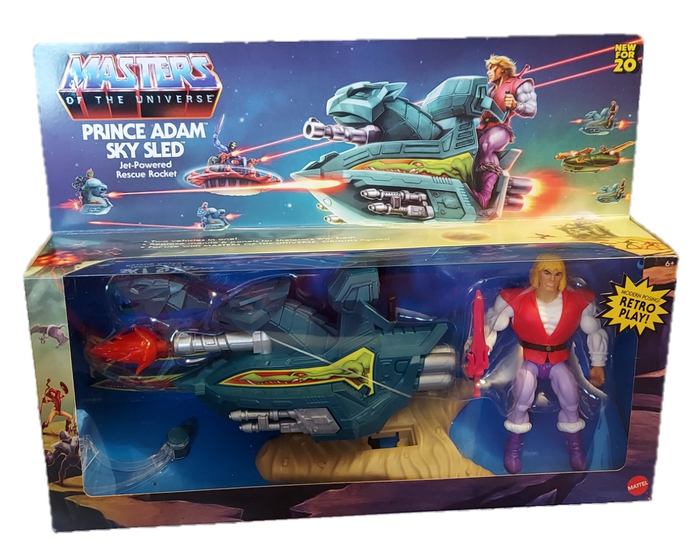 Masters of the Universe MOTU Origins Prince Adam Sky Sled Vehicle