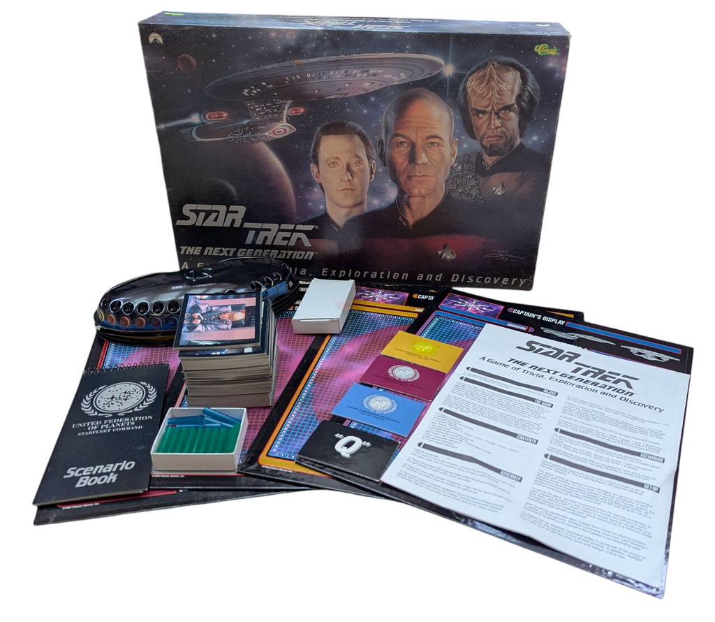 1993 Classic Star Trek Next Generation Game Of Trivia, Exploration & Discovery