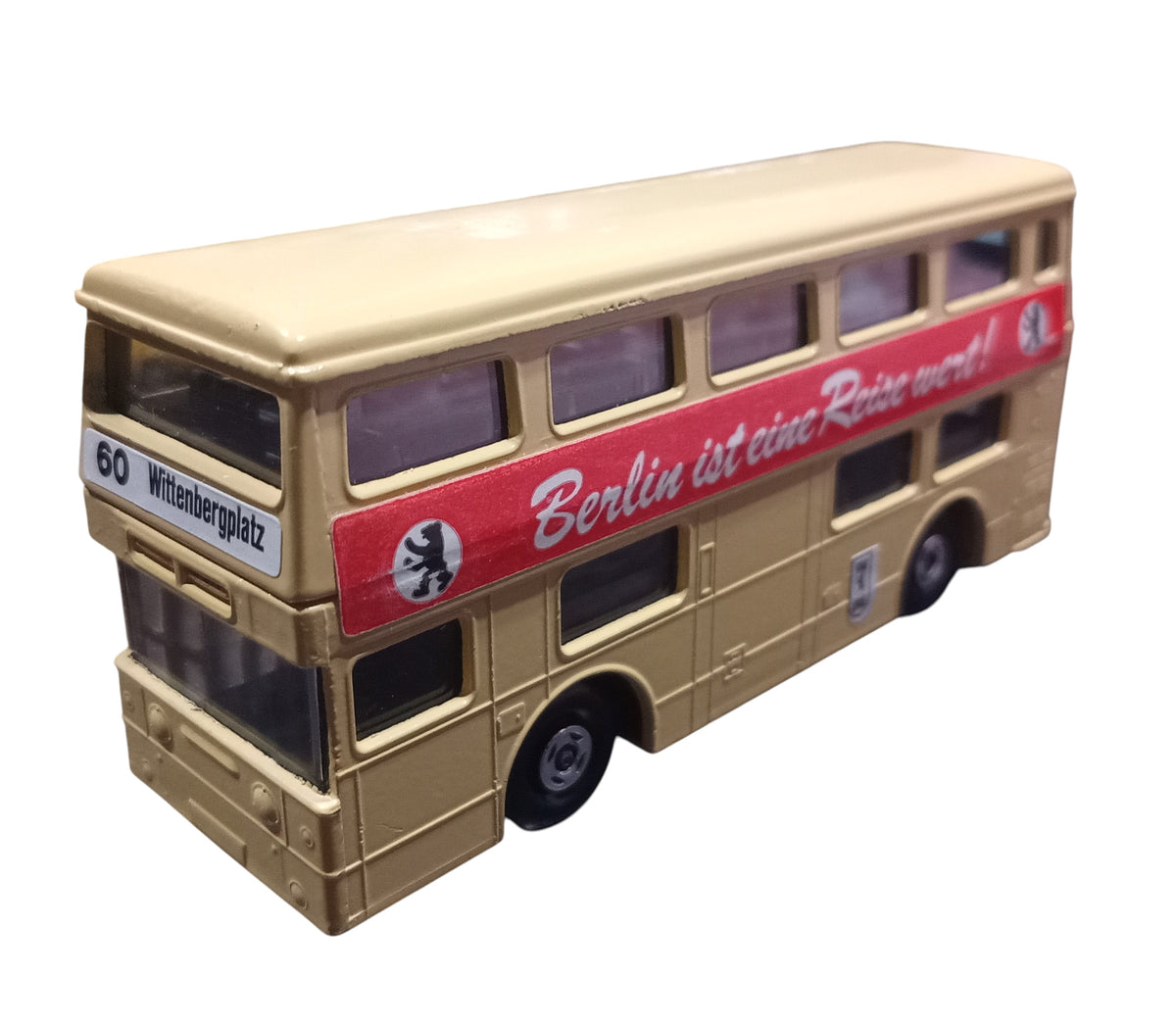 1972 Matchbox Lesney Super Kings K-15 Berlin Double Decker Bus Die cast image 3