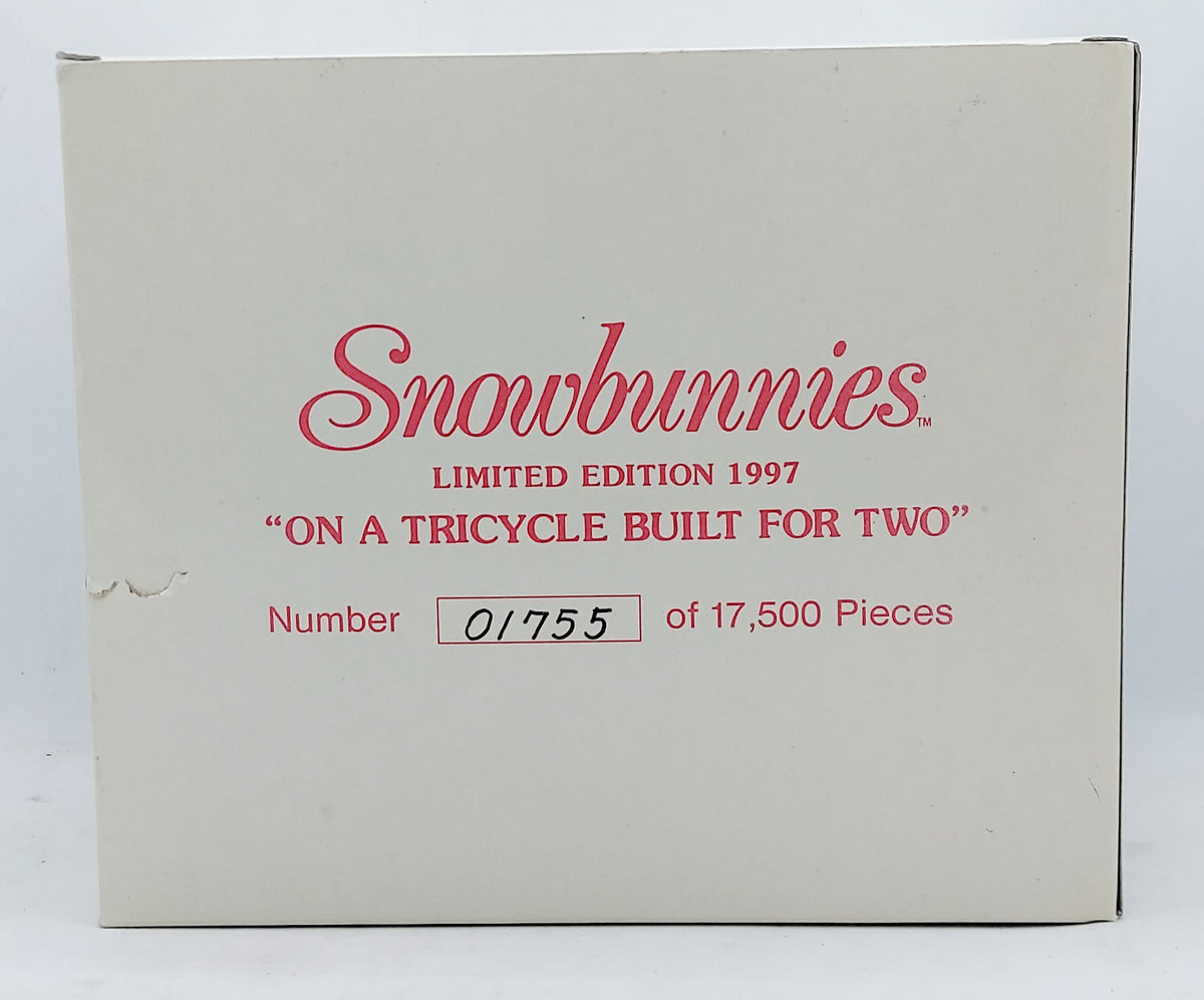 Department 56 Snowbunnies On A Tricycle Built For Two 1755\17,500