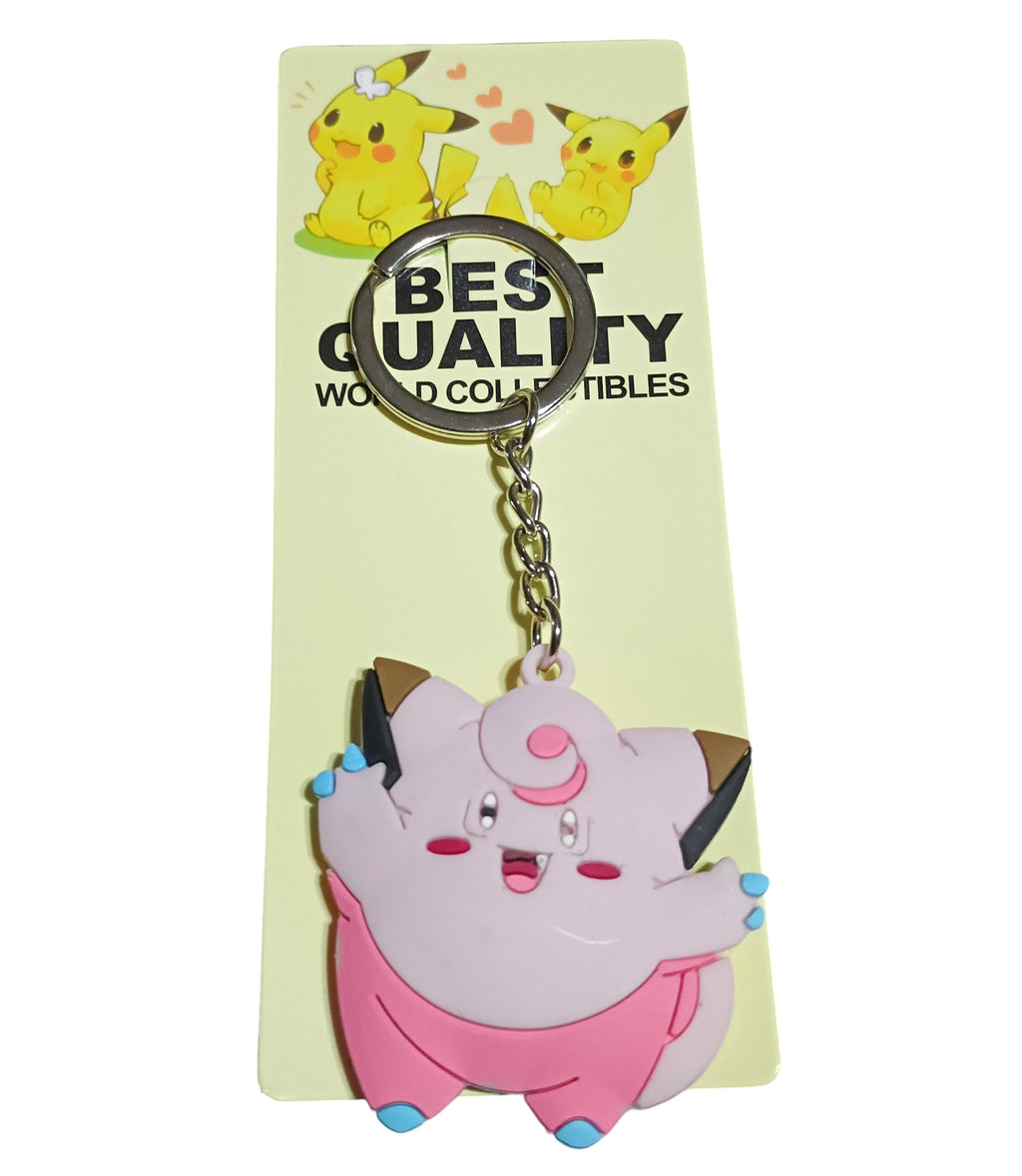 Nintendo Pokemon Clefairy Rubber Vinyl Character Keychain - DT