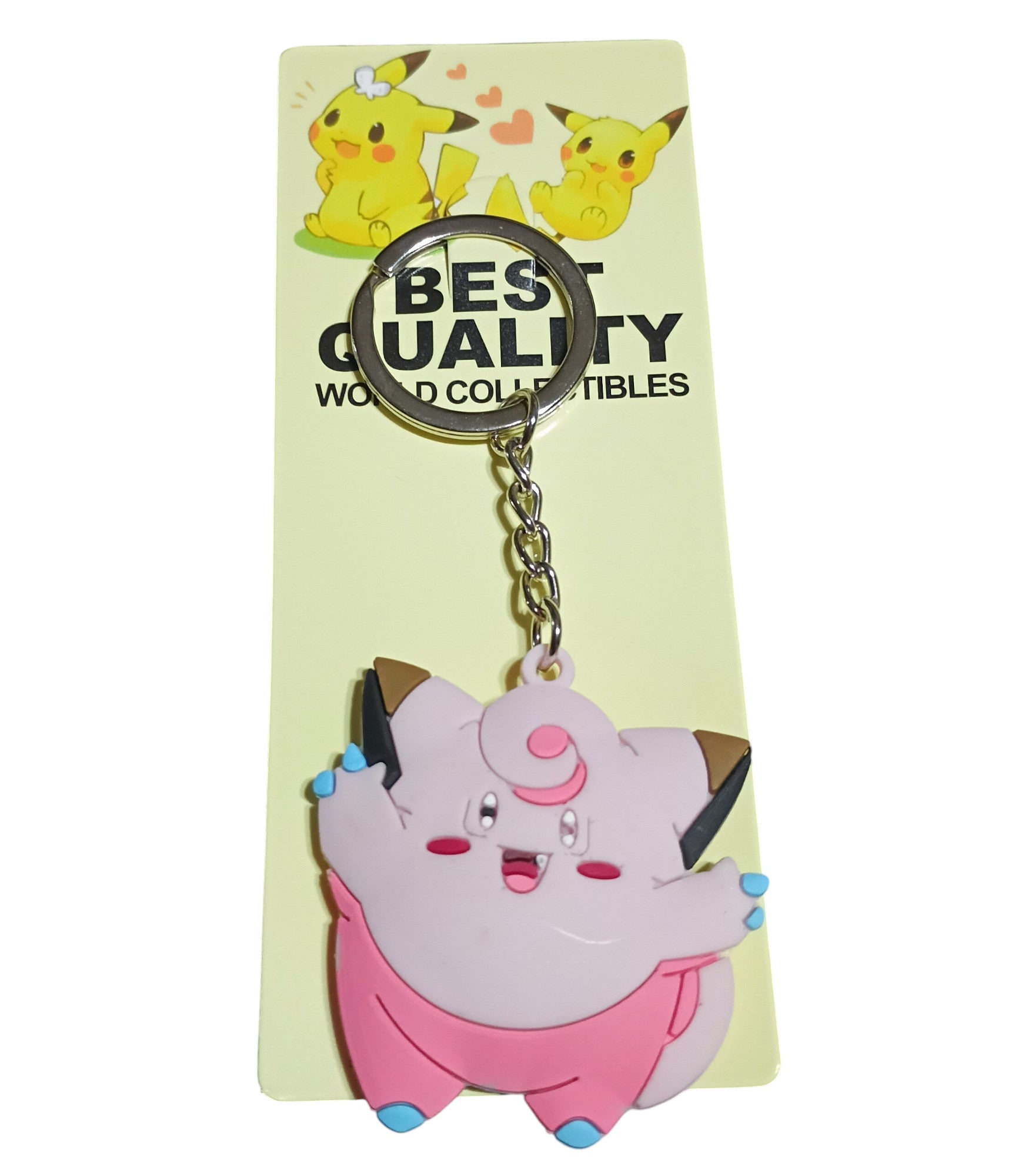 Nintendo Pokemon Clefairy Rubber Vinyl Character Keychain - DT