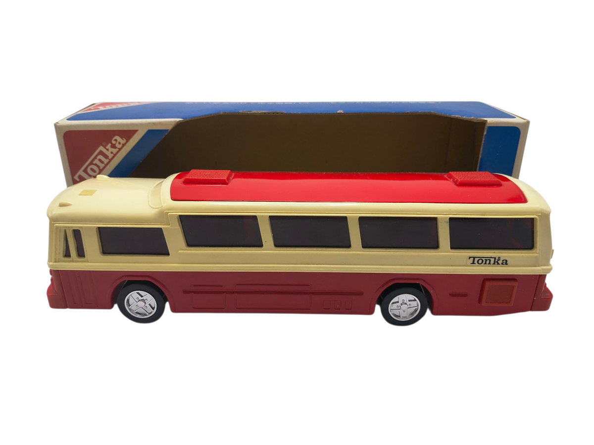 Japan Made Tonka DX 6256 Deluxe Pressed Steel Bus image 4
