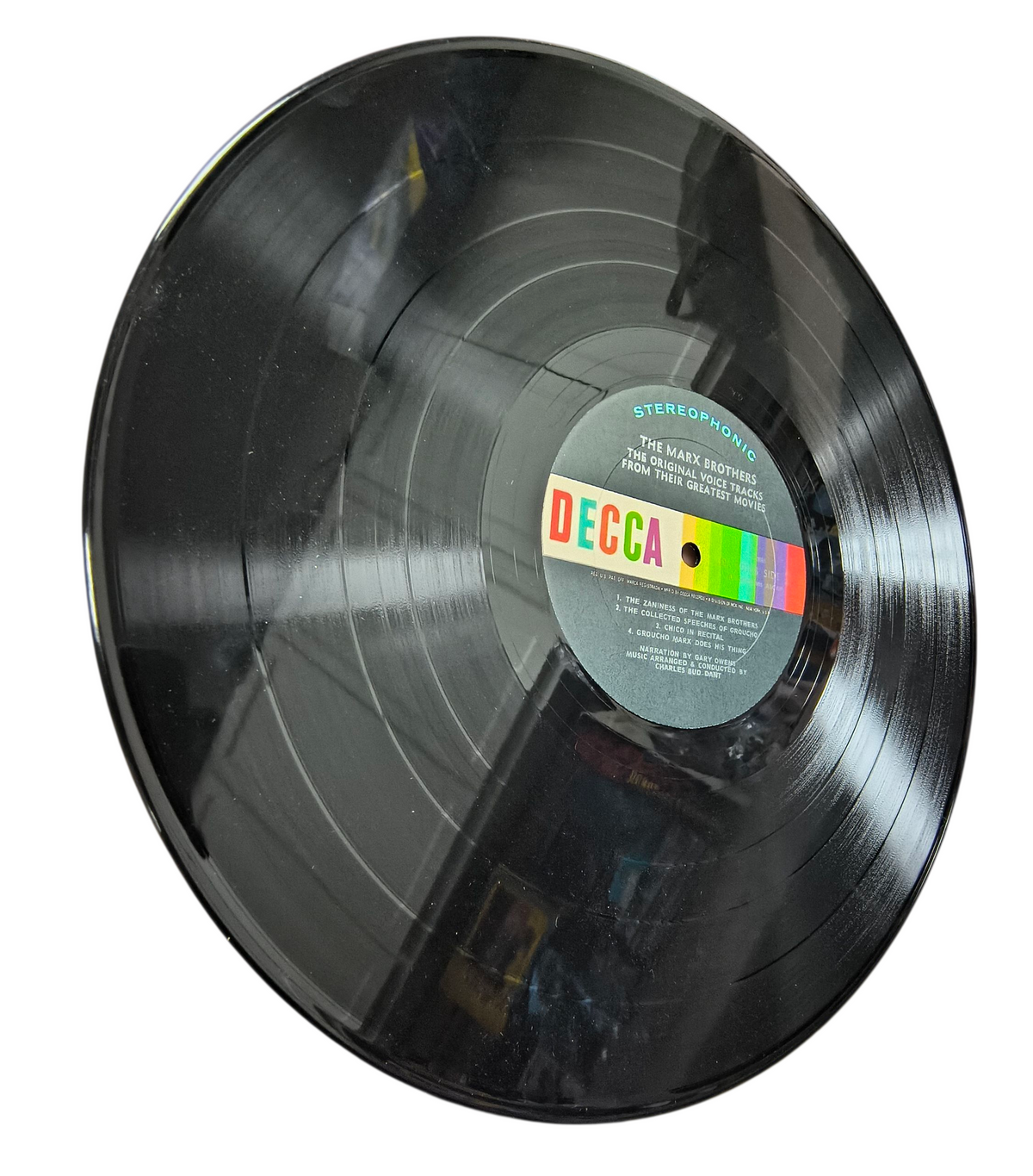 1969 Decca Marx Brothers Original Voice Tracks Greatest Movies Record w/ Poster image 3